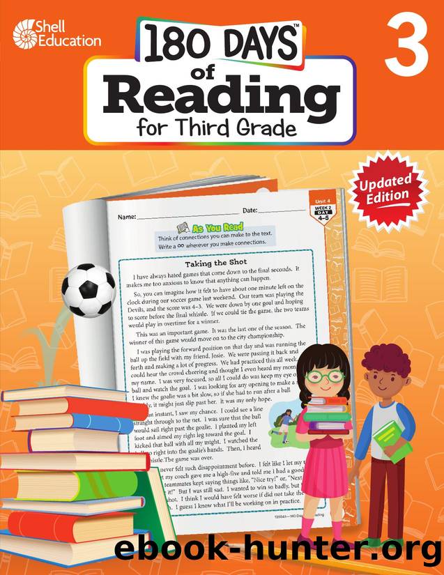 180 Days of Reading for Third Grade by Alyxx Melendez