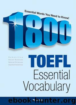 1800 TOEFL ESSENTIAL VOCABULARY by Cho Sangik