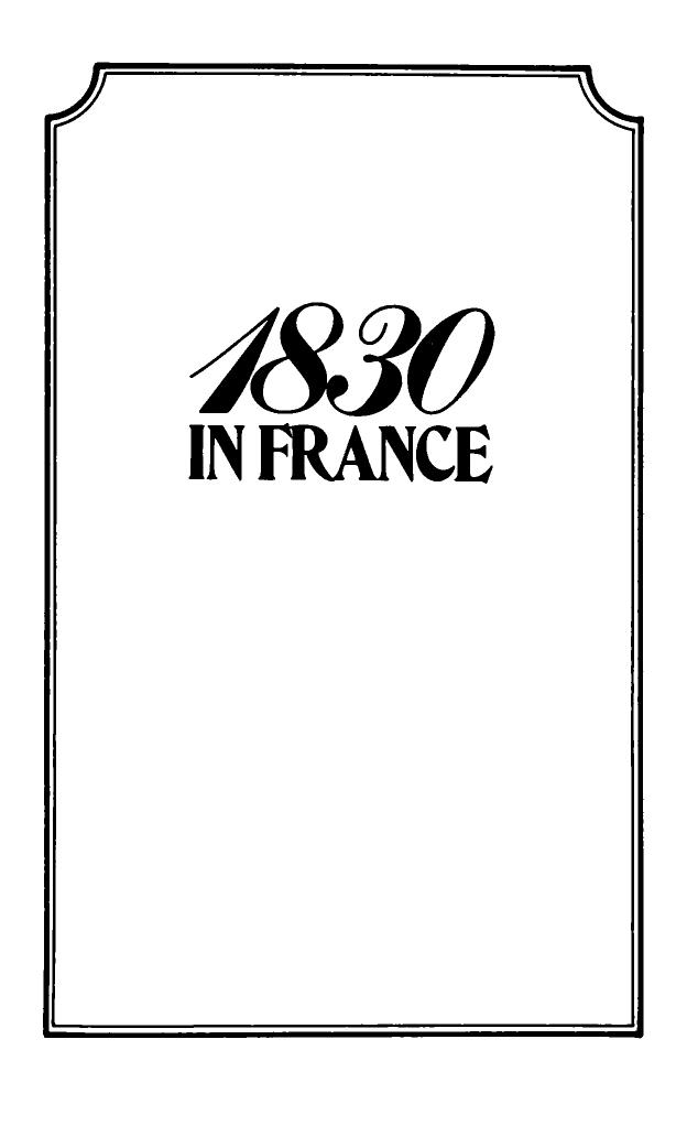 1830 in France by John M. Merriman