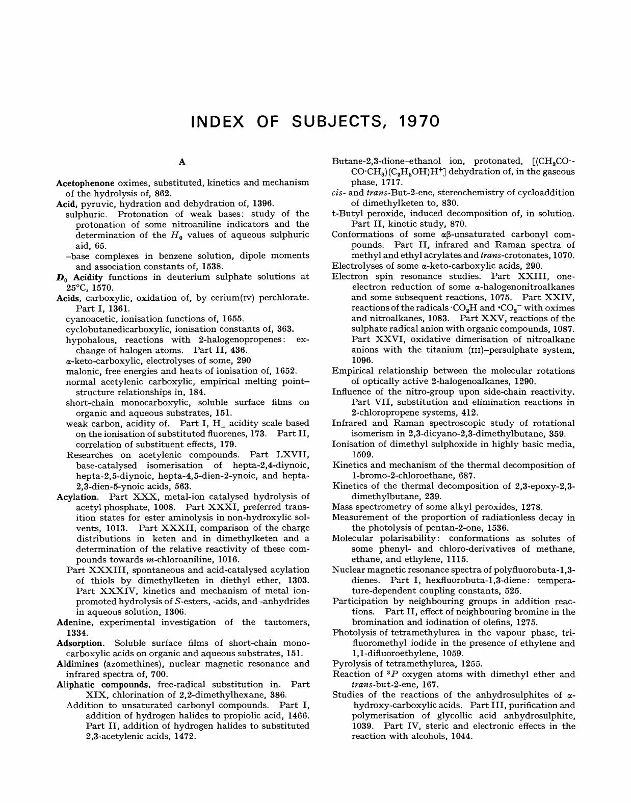 1835-1851 Index of Subjects by Unknown