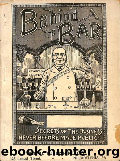 1884 The complete bartender. Art of Mixing Plain and Fancy Drinks by Unknown