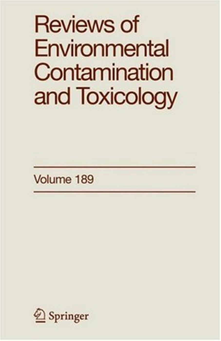 189. Continuation of Residue Reviews (2007) by Unknown