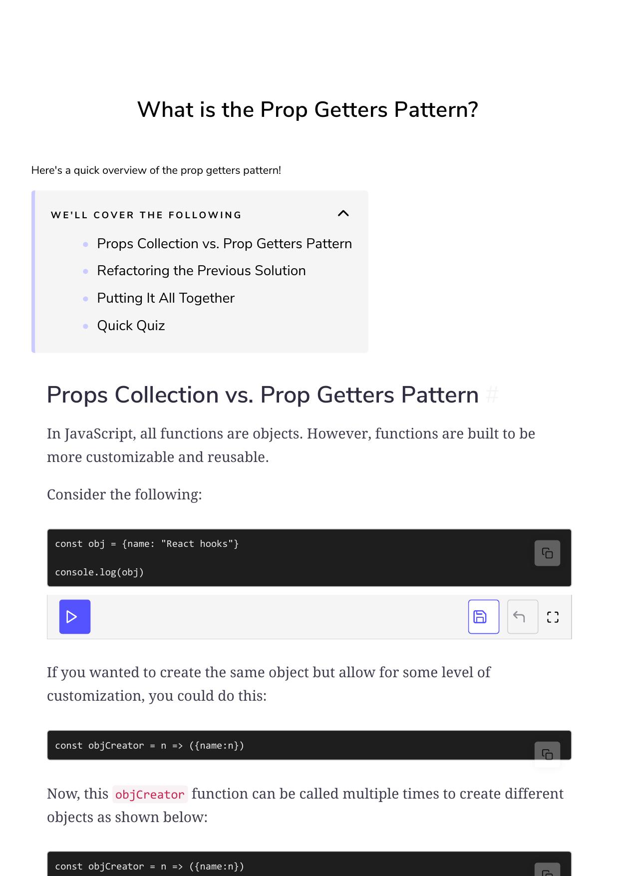 19 What is the Prop Getters Pattern by Unknown
