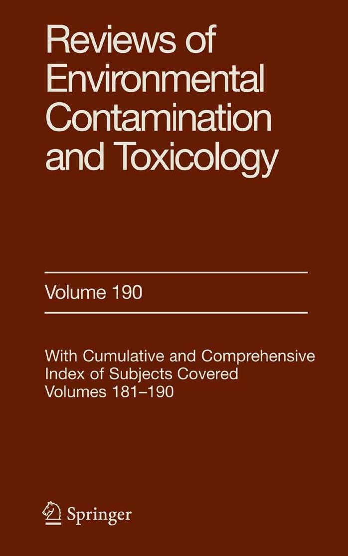 190. Continuation of Residue Reviews (2007) by Unknown