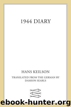 1944 Diary by Hans Keilson