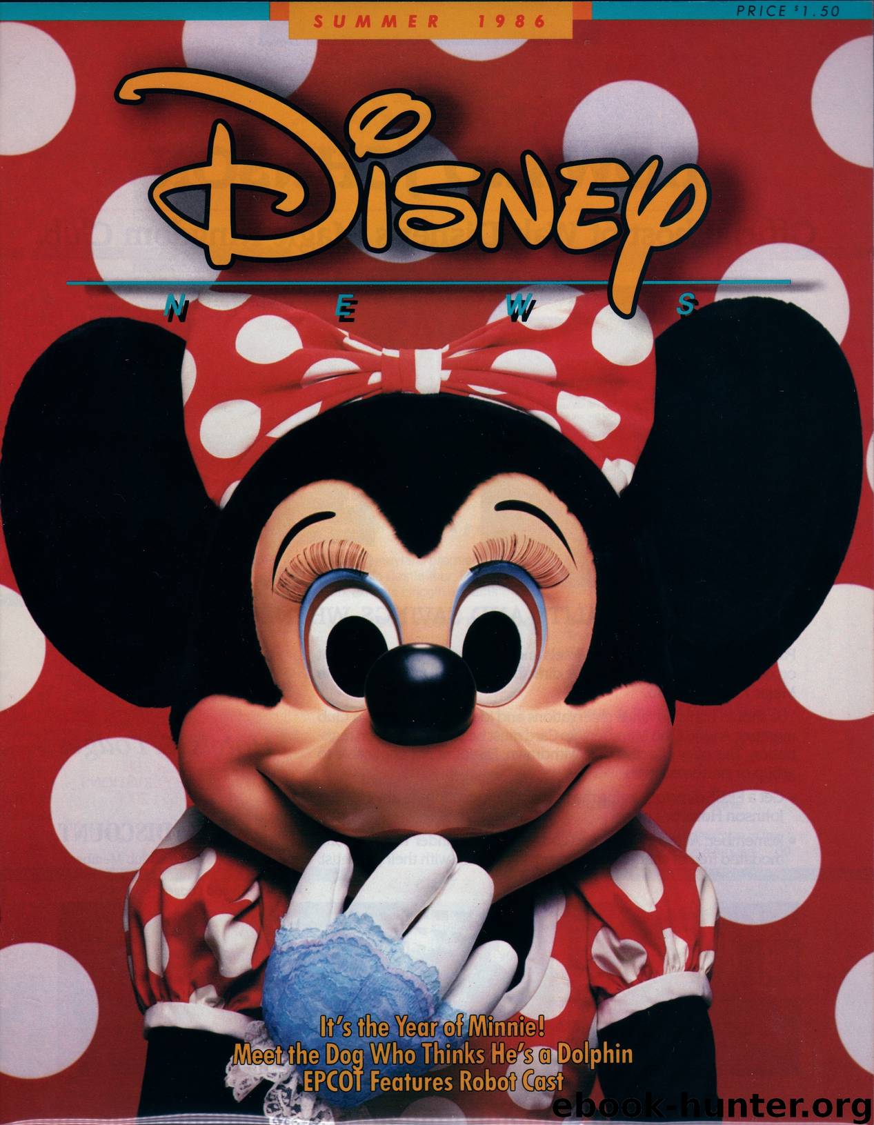 1986 Summer by Disney News Magazine