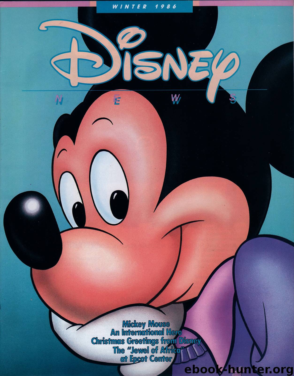 1986 Winter by Disney News Magazine