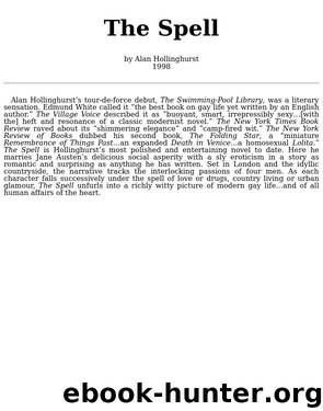 1998 - The Spell by Alan Hollinghurst