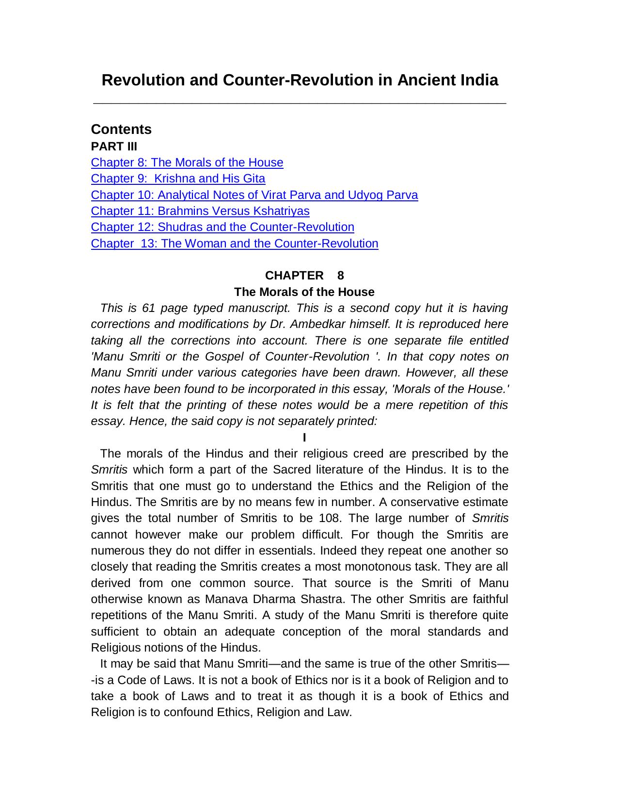 19C.Revolution and Counter Rev. in Ancient India PARTIII by ref