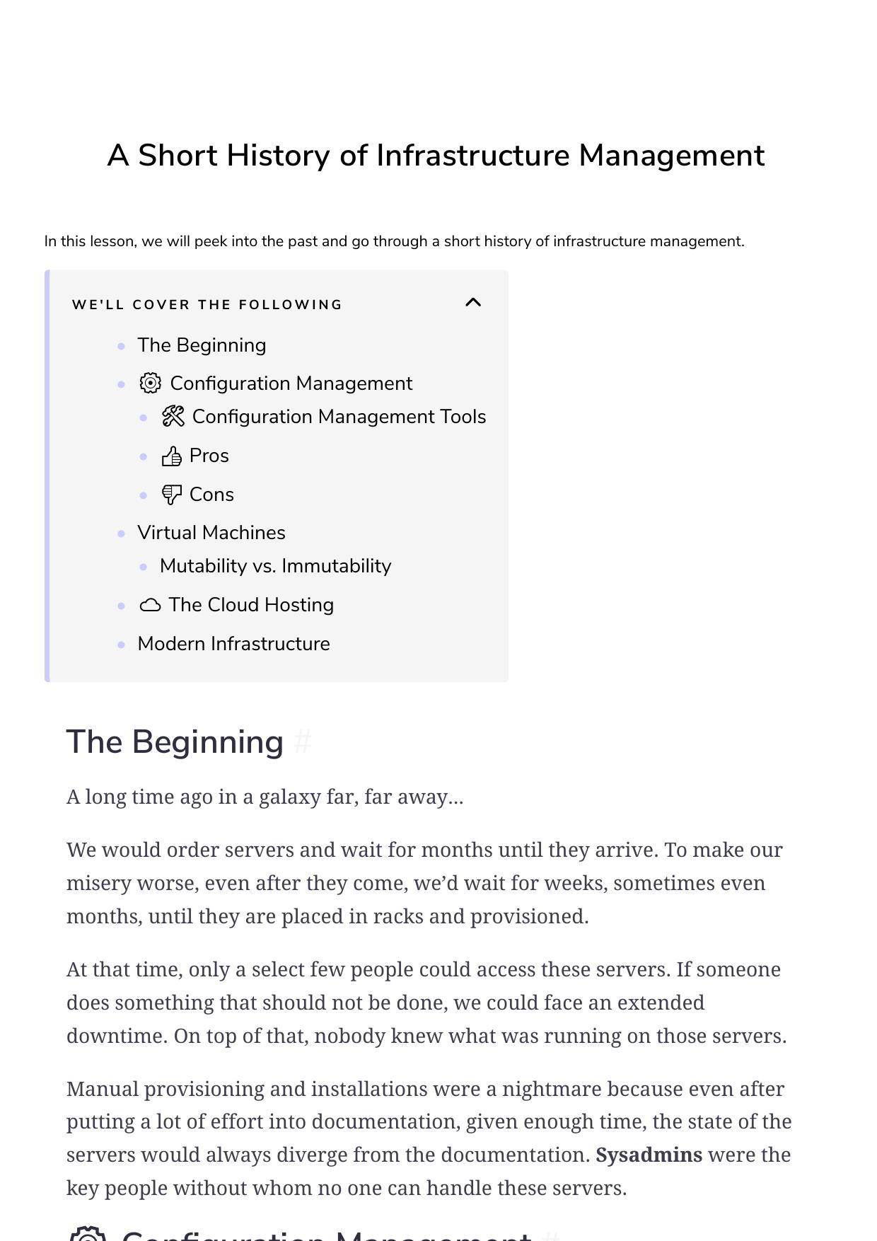 2 A Short History of Infrastructure Management by Unknown