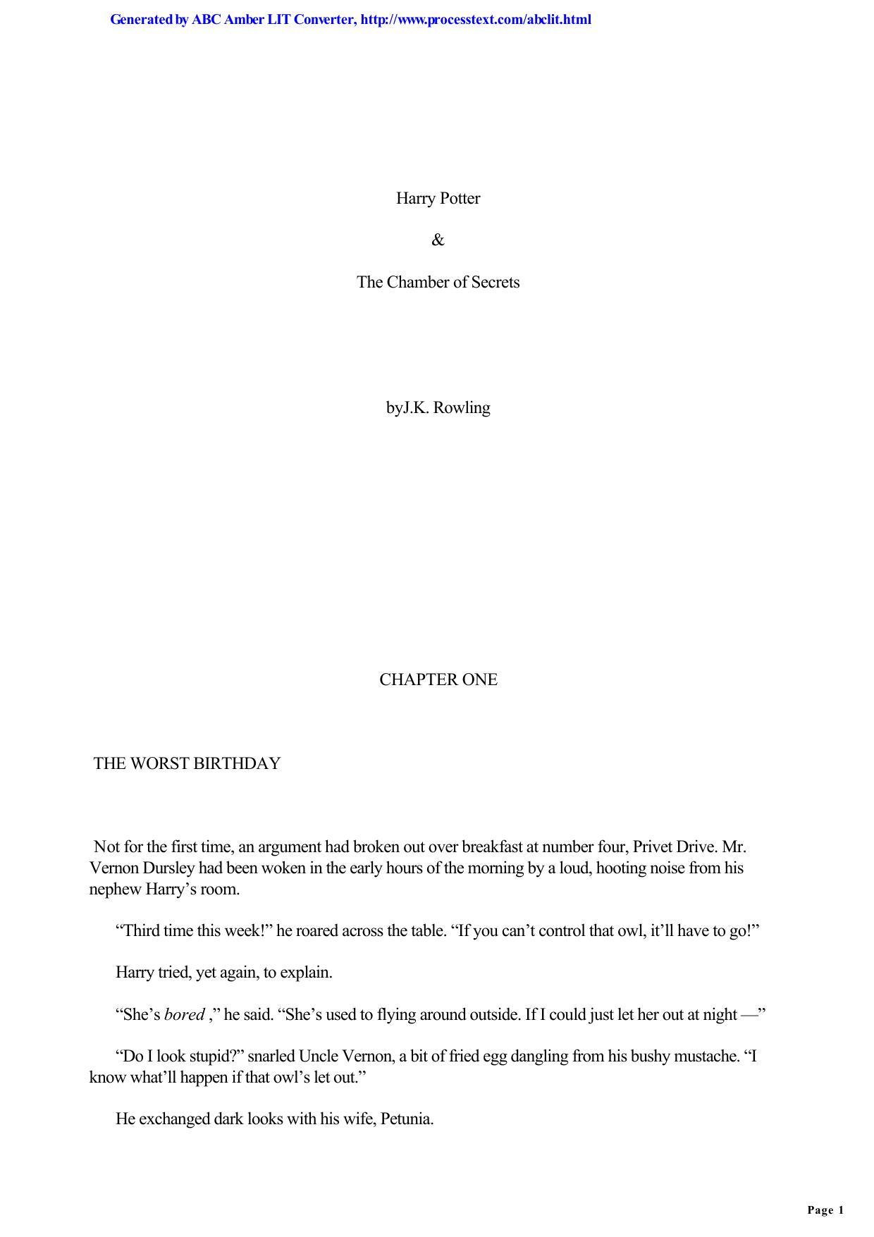 2 Harry Potter and The Chamber of Secrets by 2