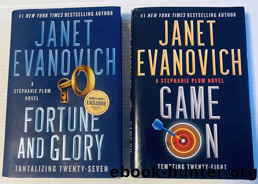 2 Janet Evanovich Books! 1) Fortune and Glory Tantalizing Twenty-Seven 2) Game on Tempting Twenty-Eight by Evanovich Janet