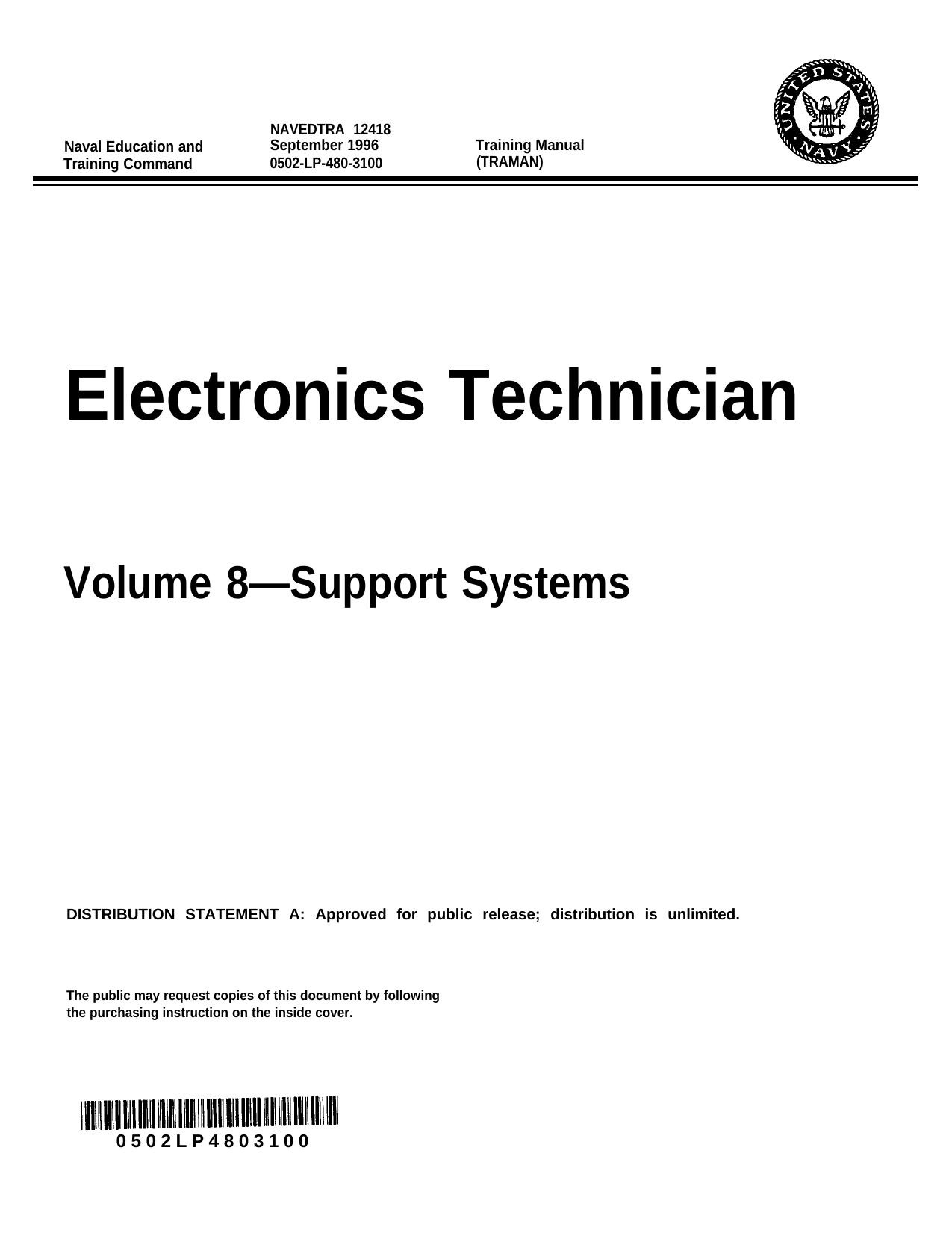 2-11-97 LINK by Electronics Technician-Volume 8 Support Systems