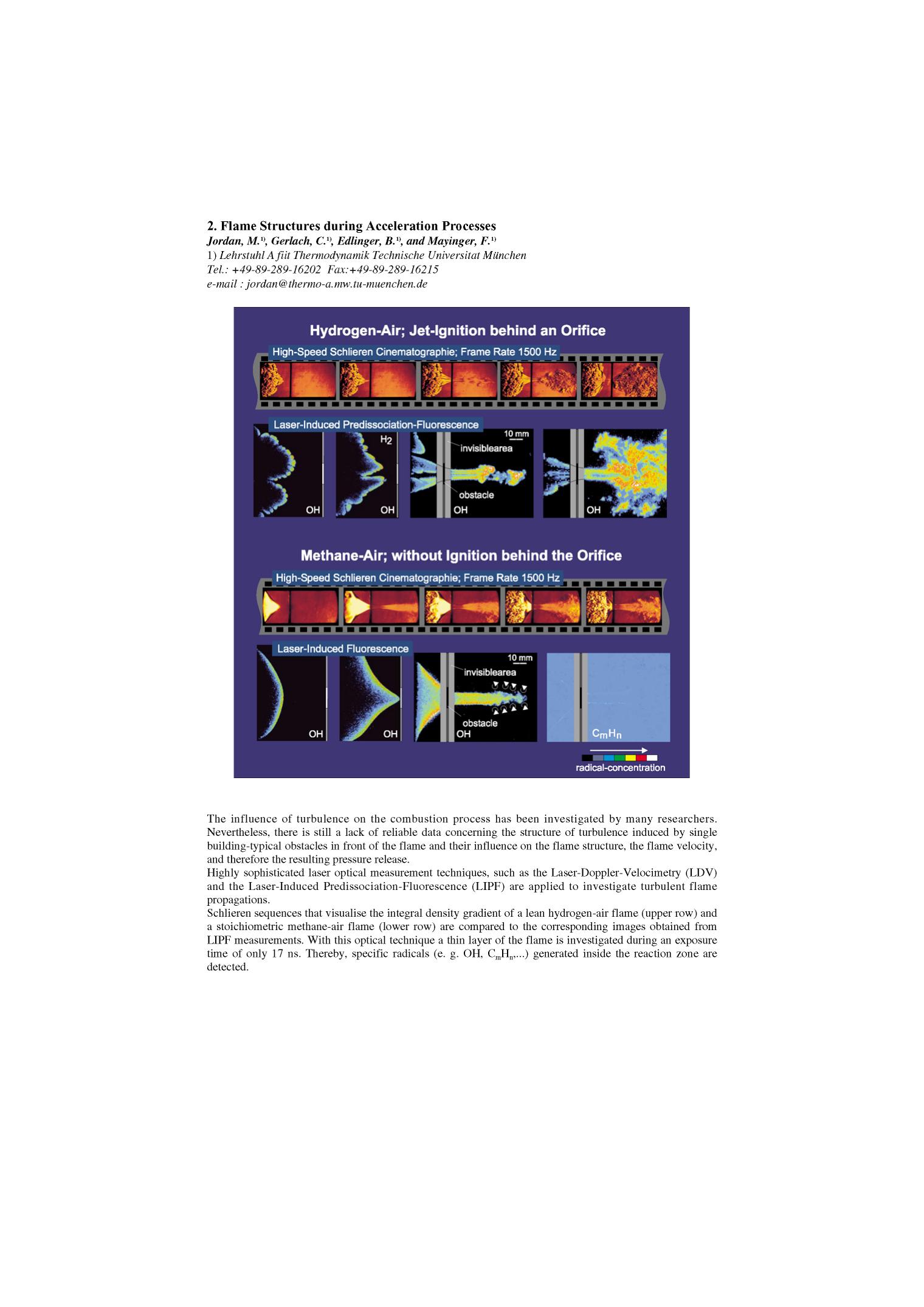 2. Flame structures during acceleration processes by Unknown