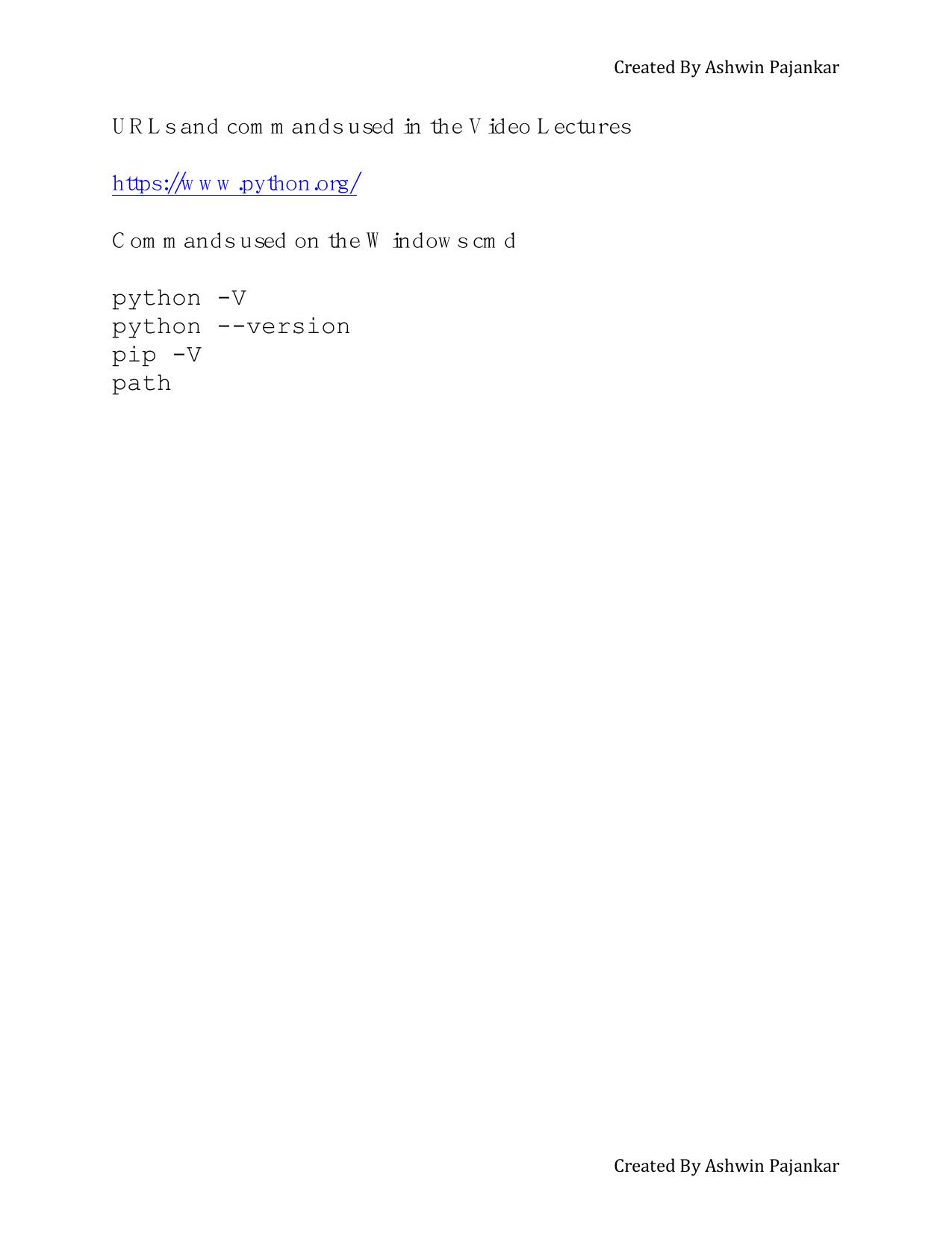 2.1 02 Verifying Installation on Windows.pdf by Ashwin