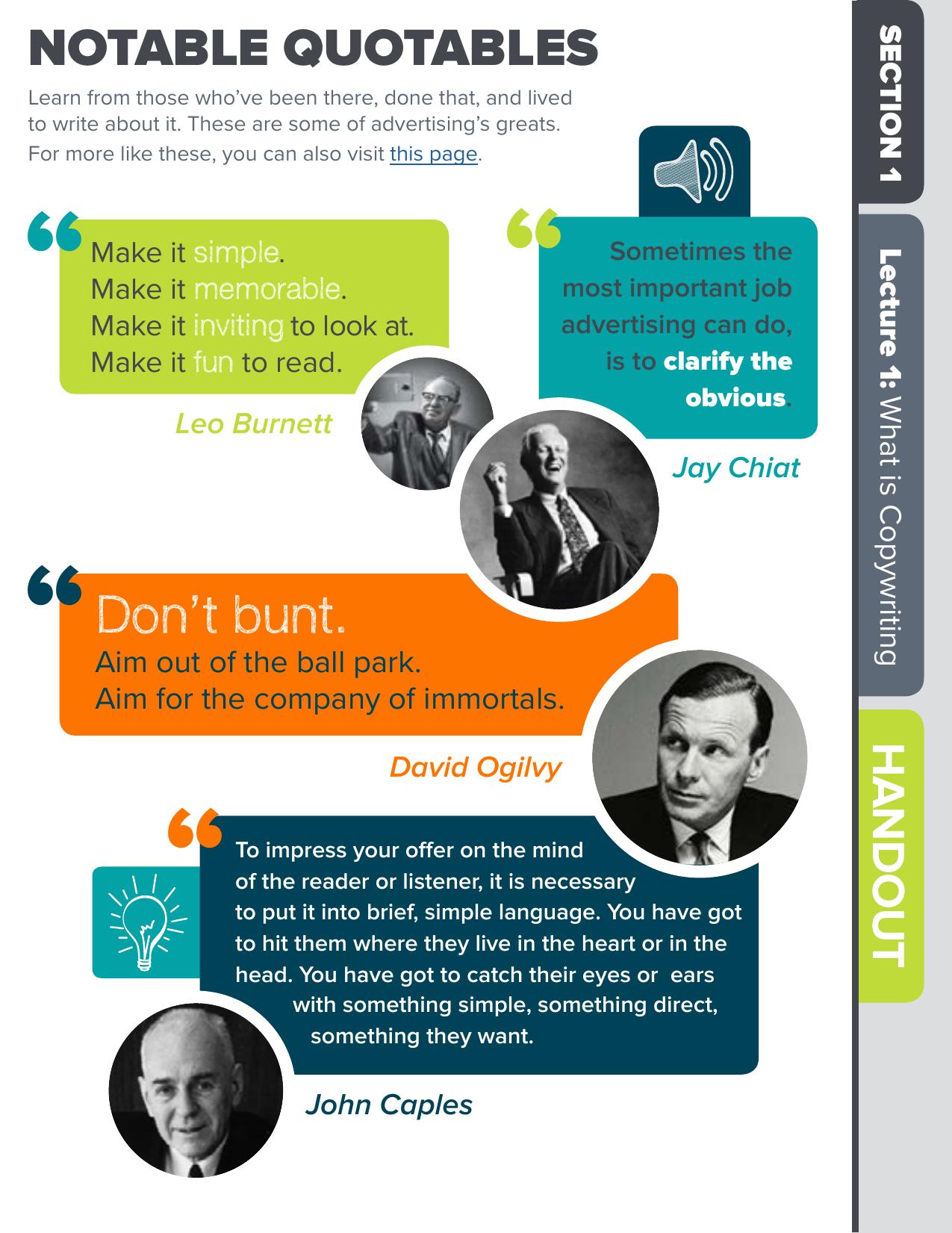 2.1 1.2 Handout by List of quotes about copywriting from famous copywriters.pdf