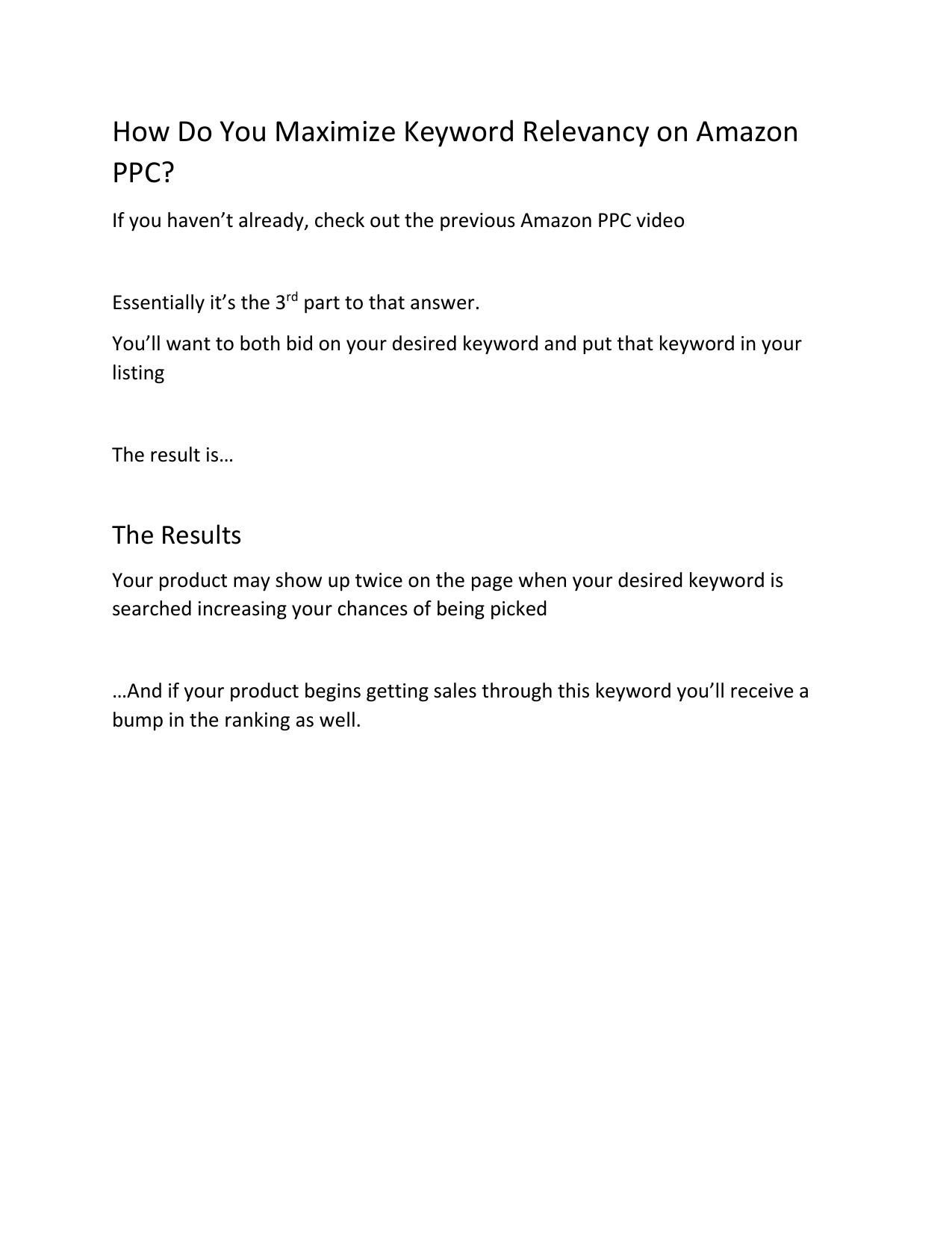 2.1 How Do You Maximize Keyword Relevancy on Amazon PPC PDF copy.pdf by Unknown