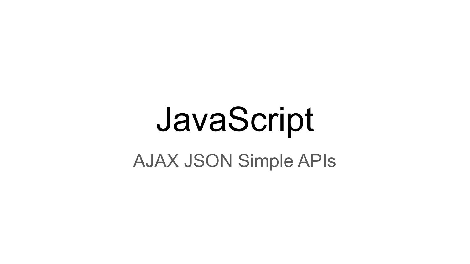2.1 JavaScript AJAX JSON API.pdf by Unknown