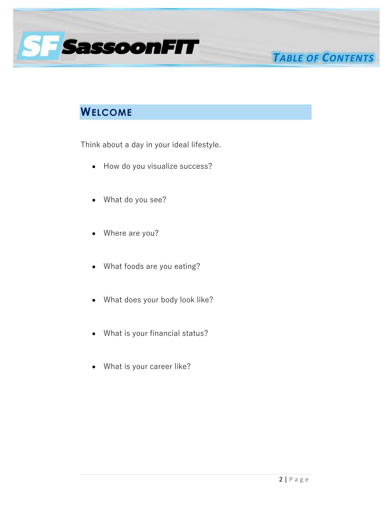 2.1 Welcome Assignment .pdf by Gamliel Sassoon