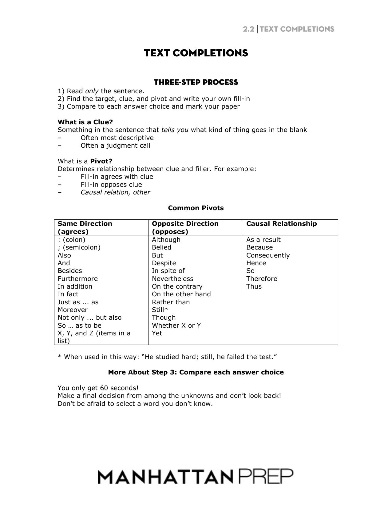 2.2-Text Completions Handout by Jennifer Dziura