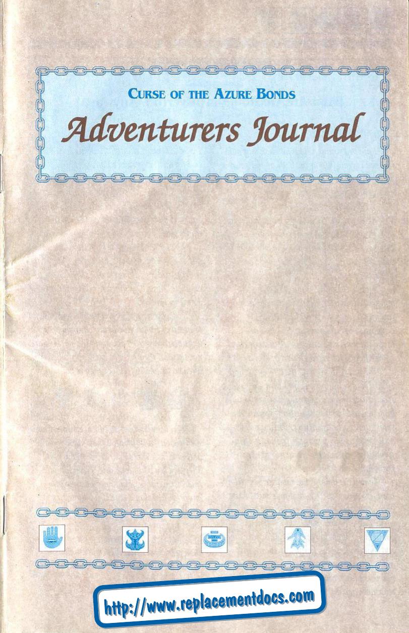 2.curse of the azure bonds - Adventurers Journal by PC