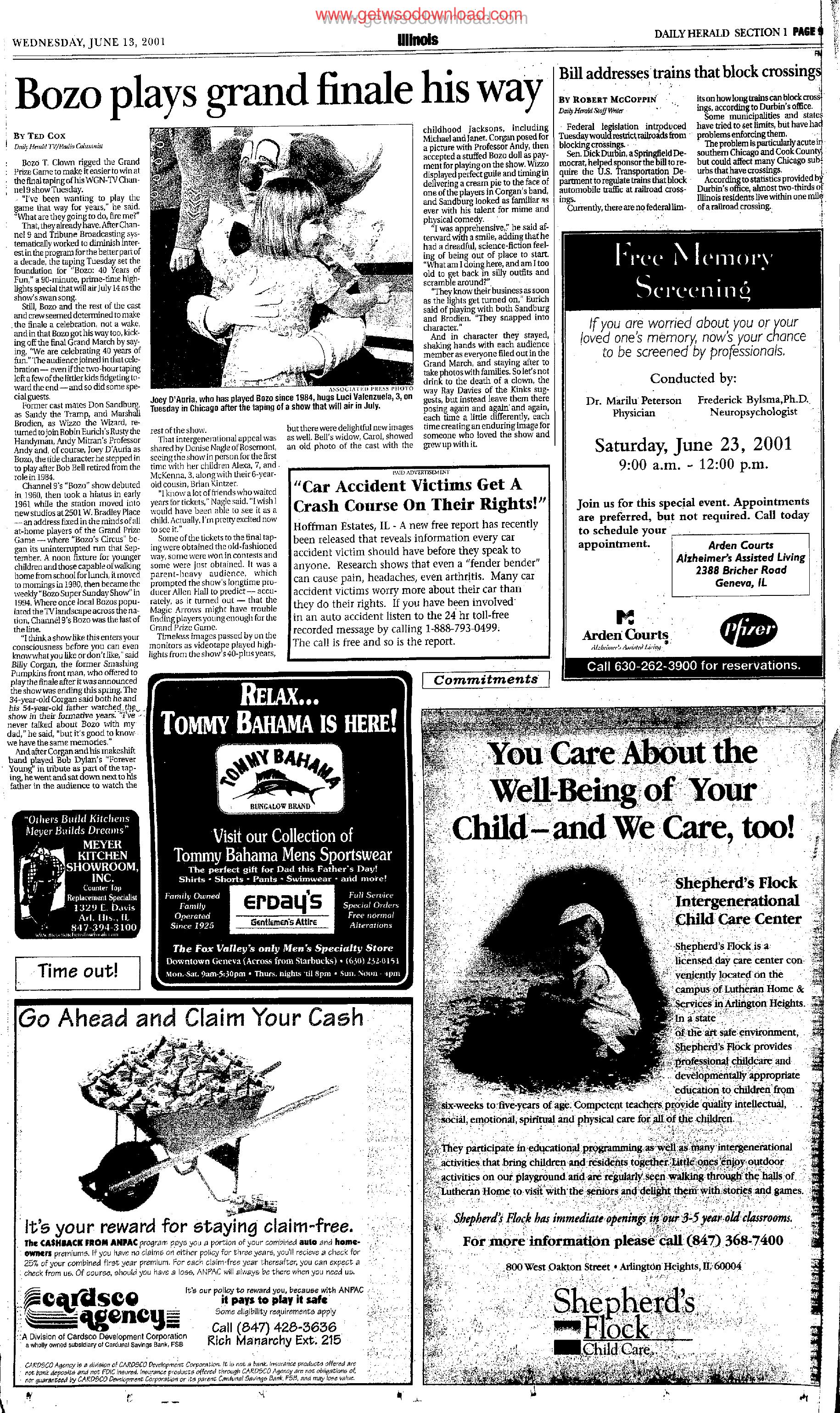 20 Car Accident Victims Get A Crash Course On Their Rights by Copyright 2007 Heritage Microfilm Inc. and Newspaperarchive.com