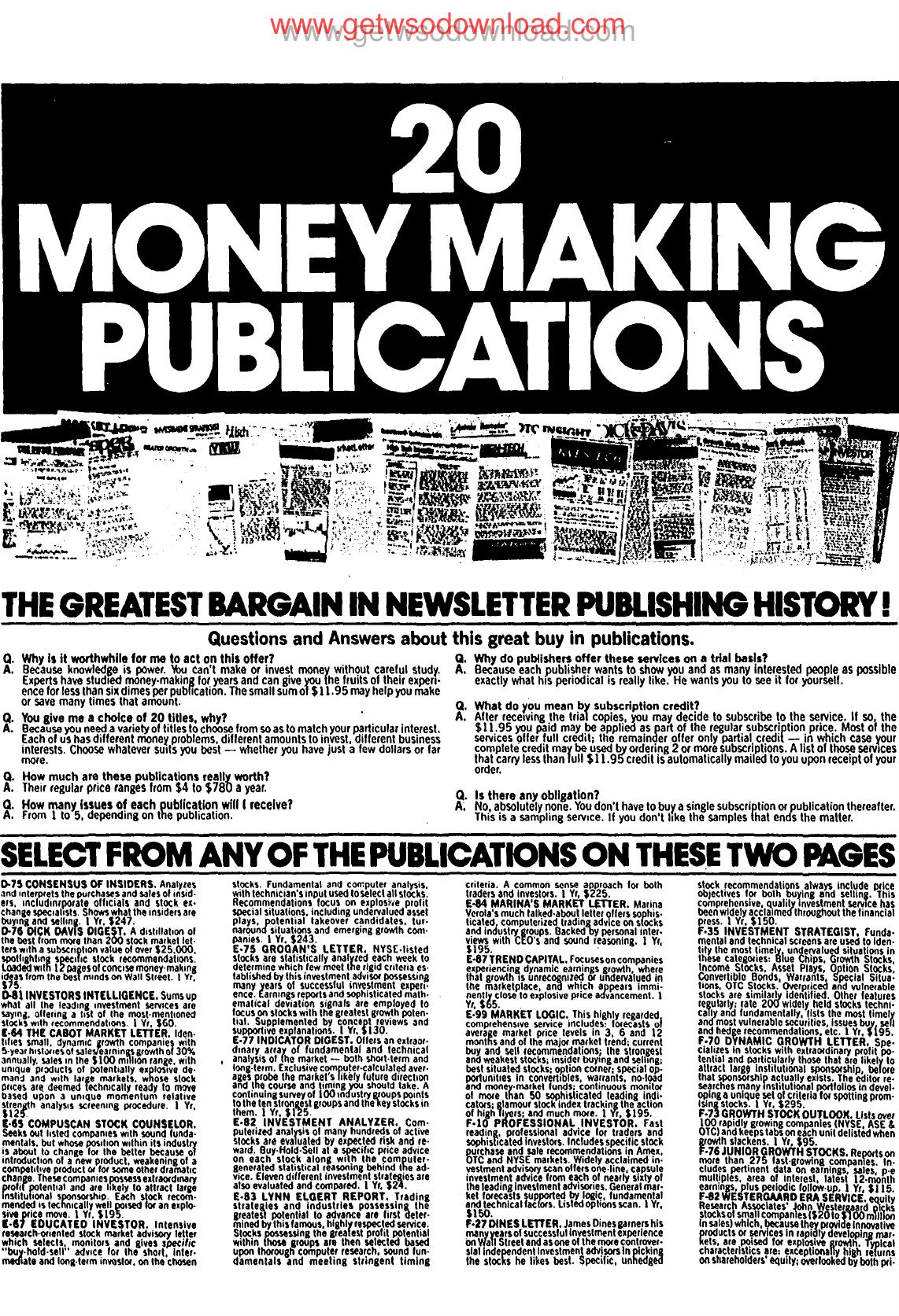 20 Money Making Publications 02 by Unknown