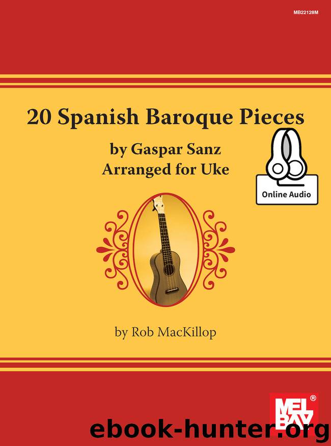 20 Spanish Baroque Pieces by Gaspar Sanz Arranged for Uke by Rob MacKillop
