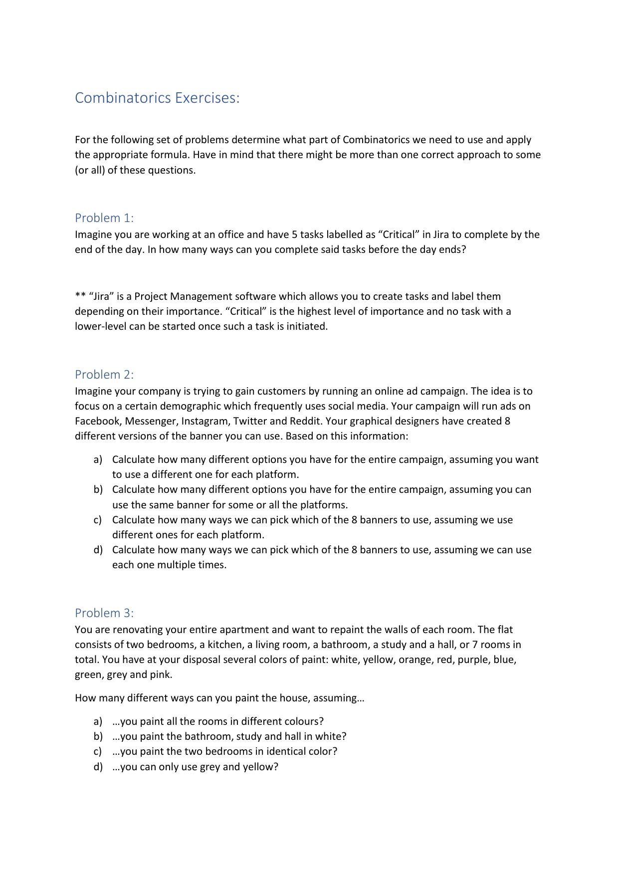 20.1 Additional Exercises Combinatorics.pdf by 365_Careers_Designer