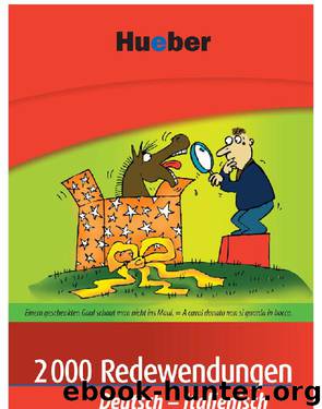 2000 Redewendungen Deutsch-Italienisch by Reichert Monja