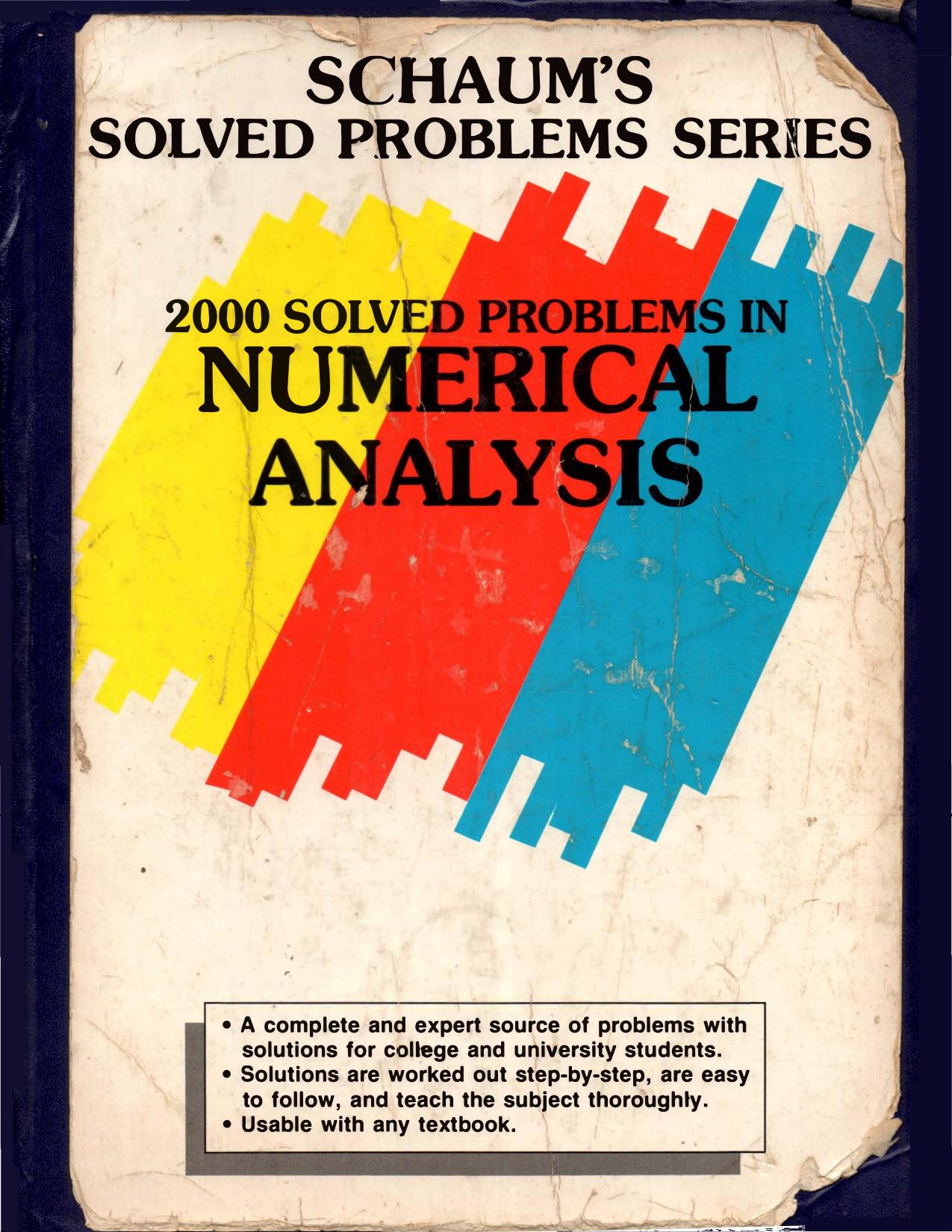 2000 Solved Problems in Numerical Analysis by Francis Scheid