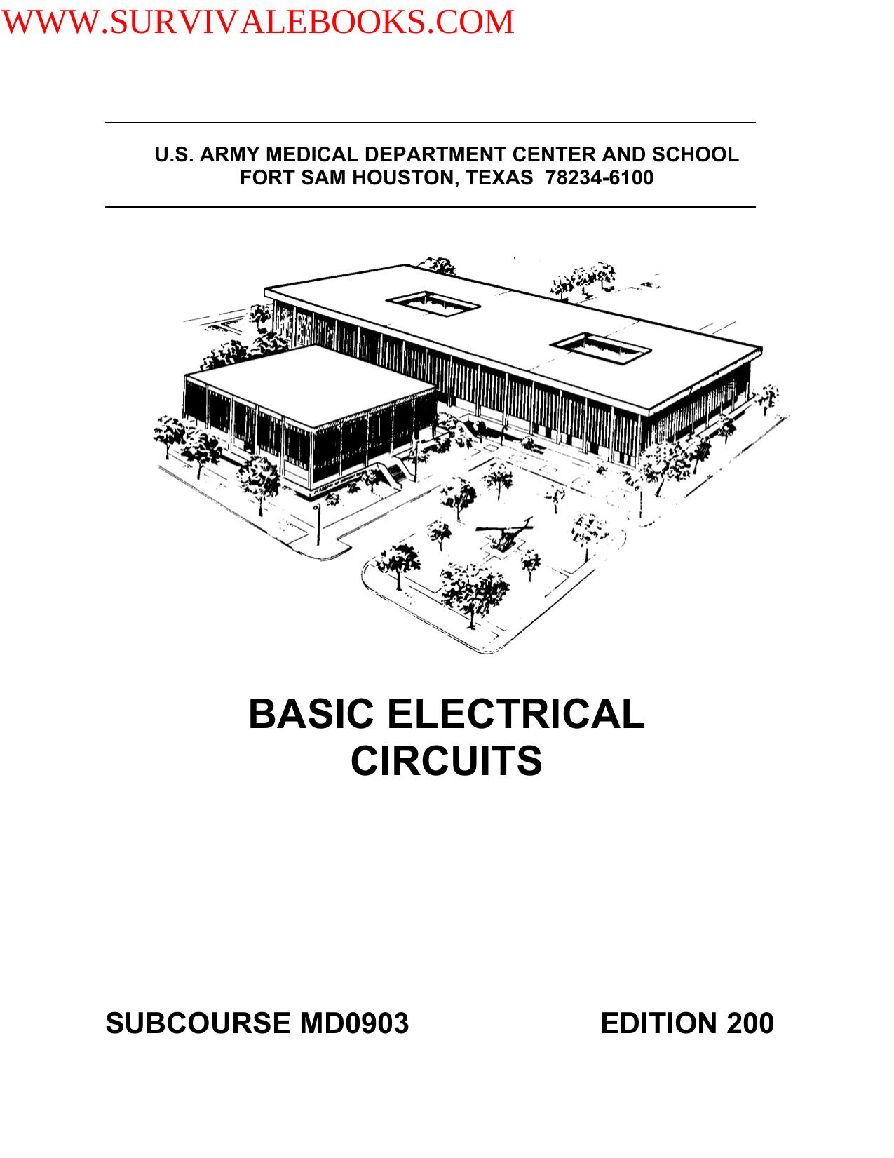 2004 US Army BASIC ELECTRICAL CIRCUITS 37p by Unknown