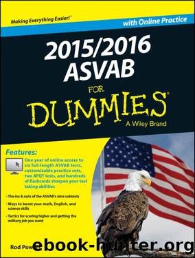 2015 2016 ASVAB For Dummies with Online Practice by Rod Powers
