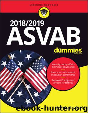 2018 2019 ASVAB For Dummies by Angie Papple Johnston