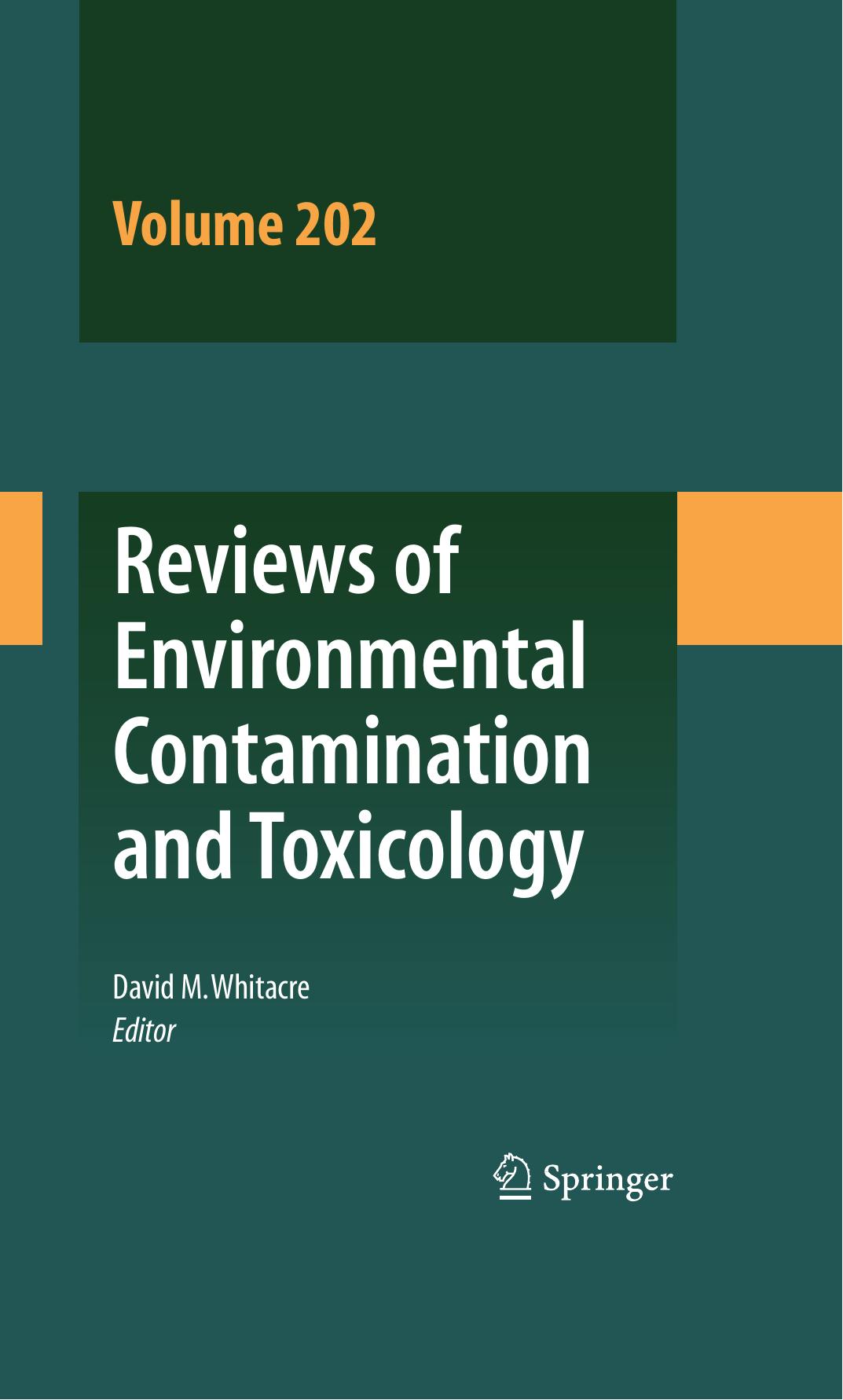202. Reviews of Environmental Contamination and Toxicology (2010) by Unknown