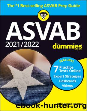 2021 2022 ASVAB For Dummies by Angie Papple Johnston