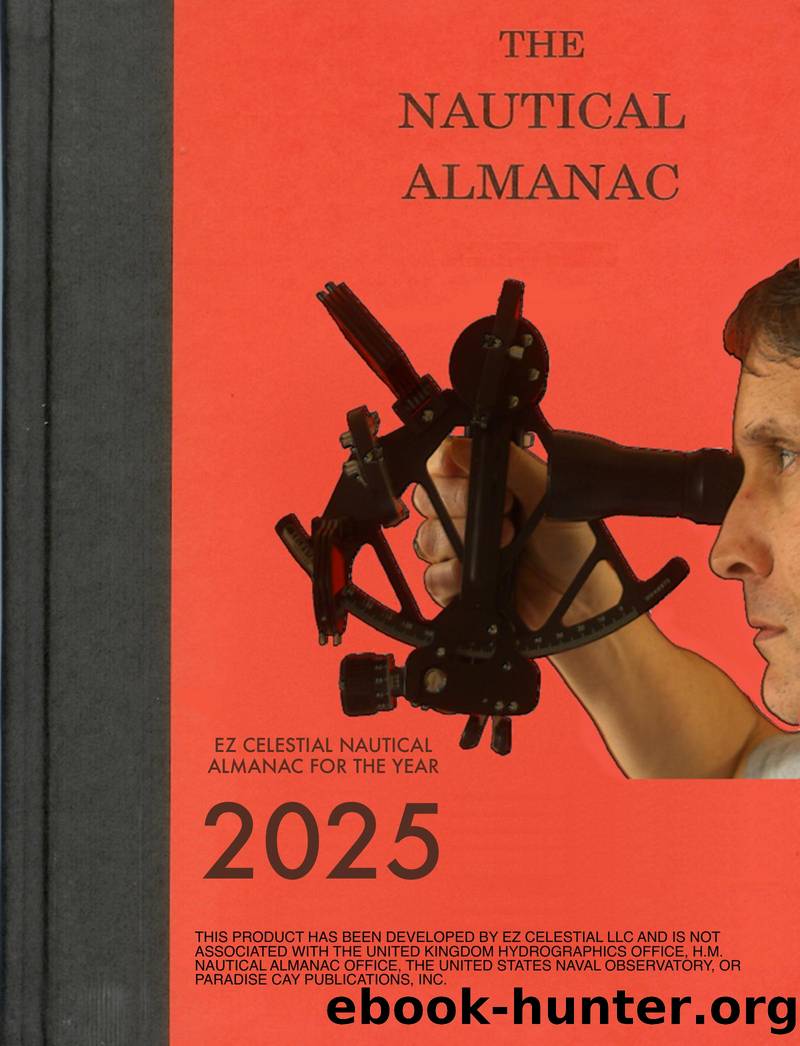 2025 EZ Celestial Nautical Almanac by Unknown