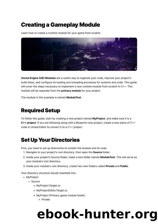 203 Creating a Gameplay Module by Unknown