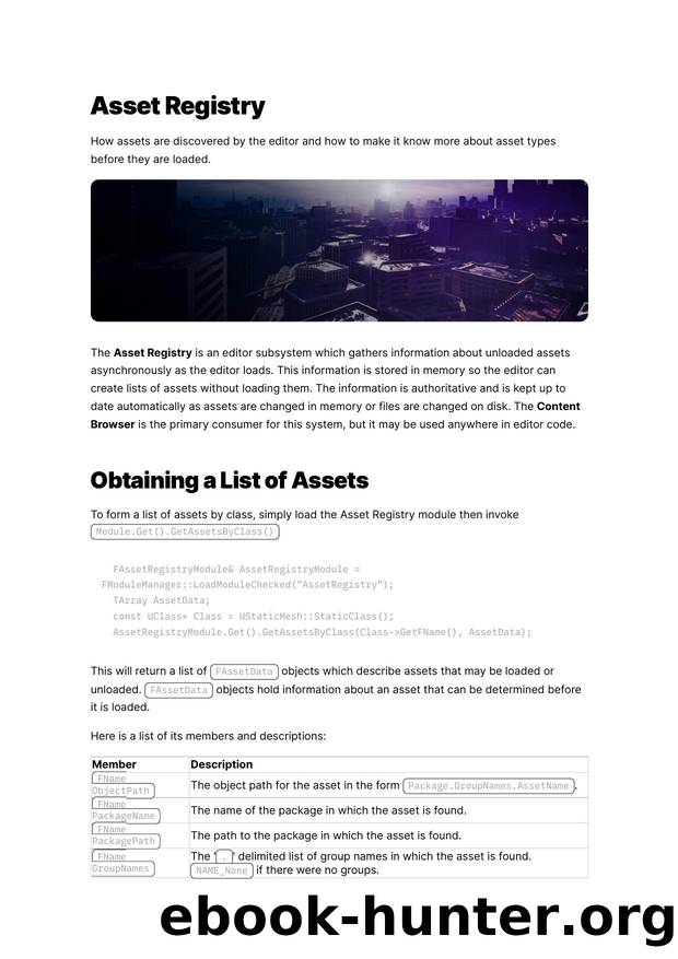 205 Asset Registry by Unknown