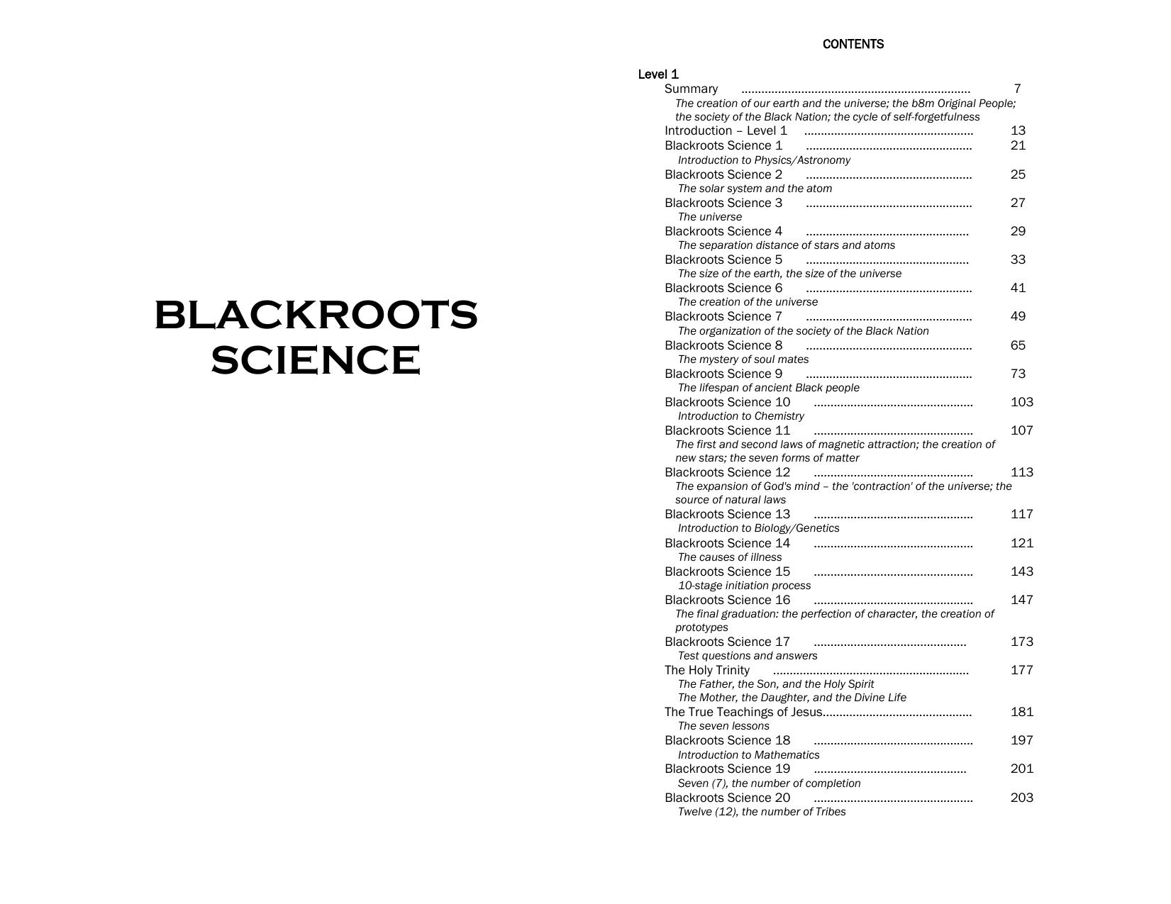 20859398-Black-Roots-Science-Updated-Sept-19-2008 by Unknown