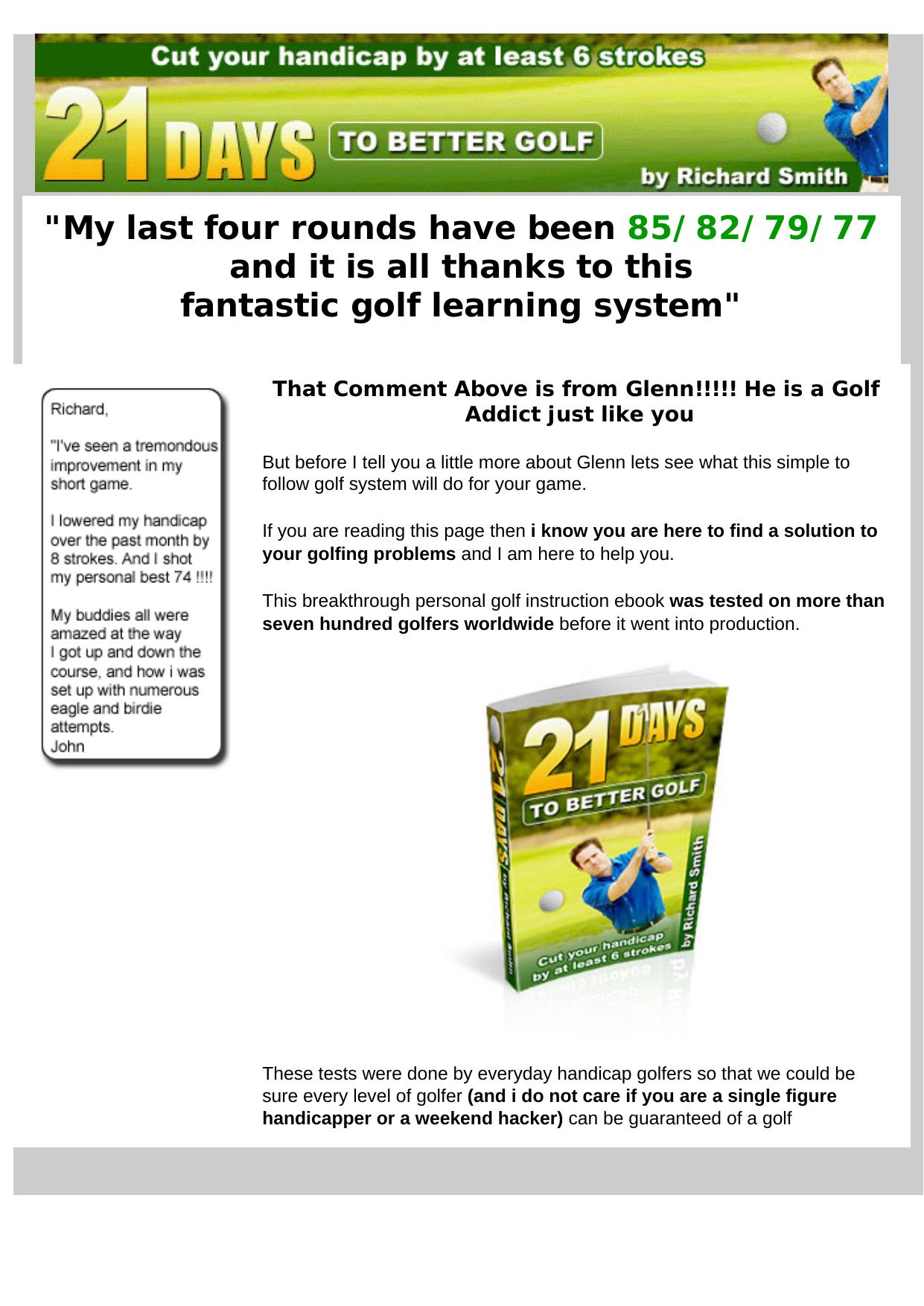 21 Days To Better Golf.. by Best of Kuszter's Collection