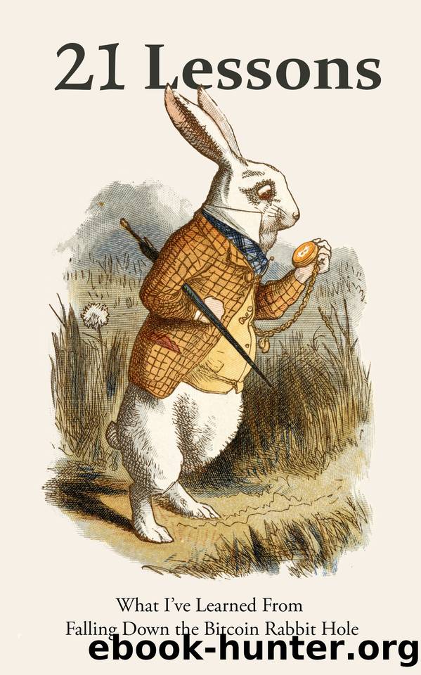 21 Lessons: What I've Learned From Falling Down the Bitcoin Rabbit Hole by Gigi