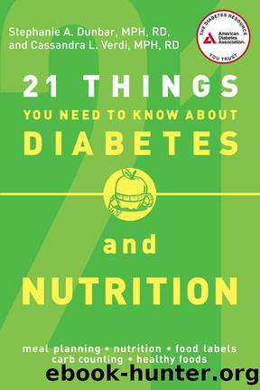 21 Things You Need to Know About Diabetes and Nutrition by Stephanie A. Dunbar