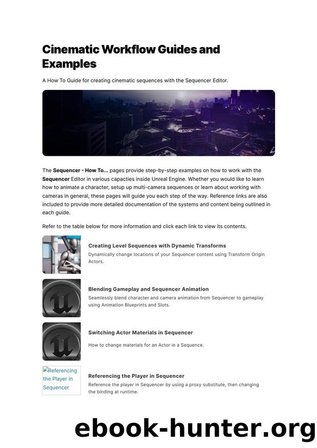 210 Cinematic Workflow Guides and Examples by Unknown