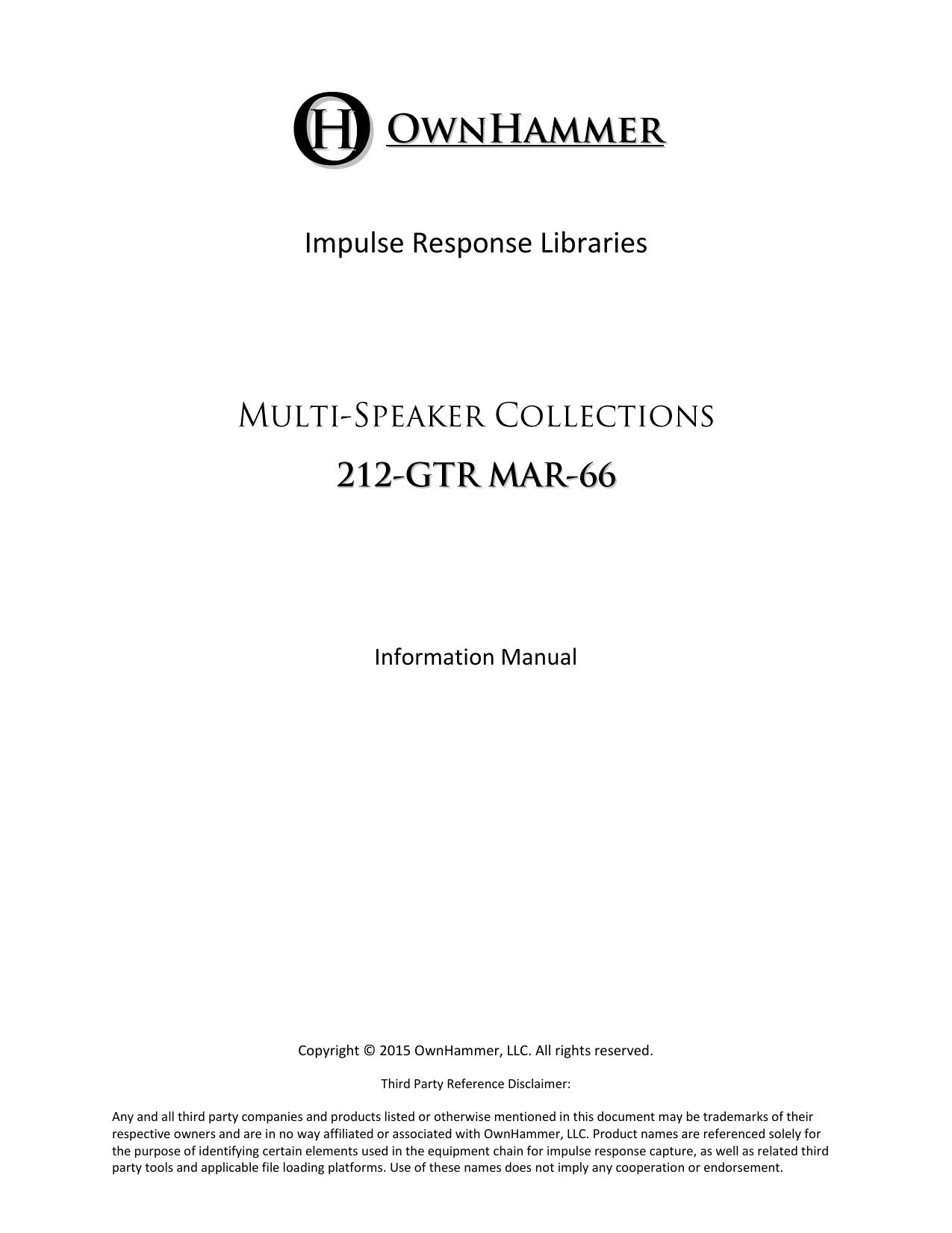 212-GTR MAR-66 Multi-Speaker-Collection by Kevin Rowe