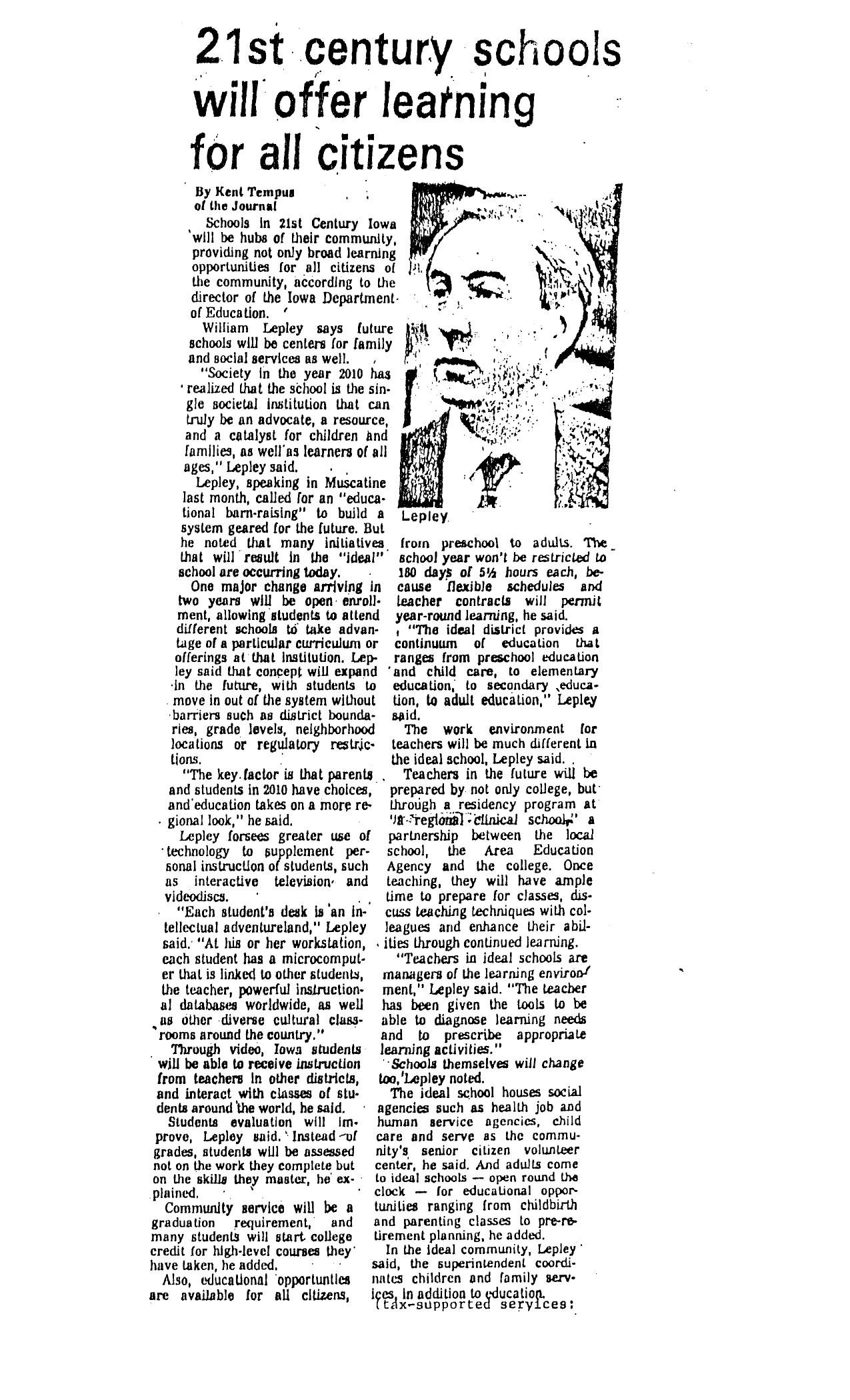 21st Century Schools-Kent Tempus-No Date-1pg-EDU by Unknown