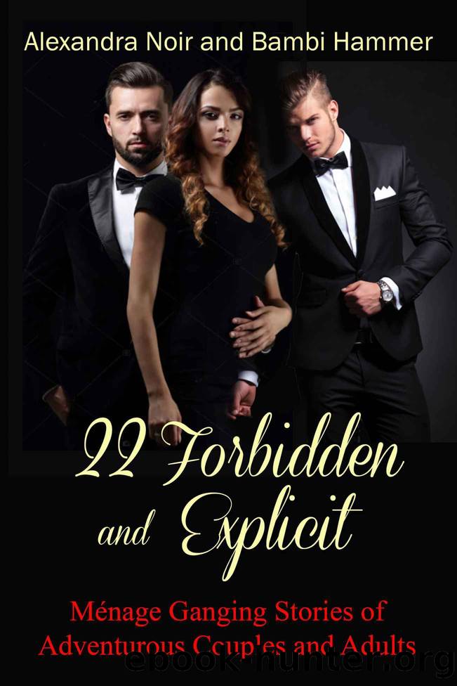 22 Forbidden and Explicit MÃ©nage Ganging Stories of Adventurous Couples and Adults (MÃ©nage Ganging Story Bundle) by Alexandra Noir & Bambi Hammer