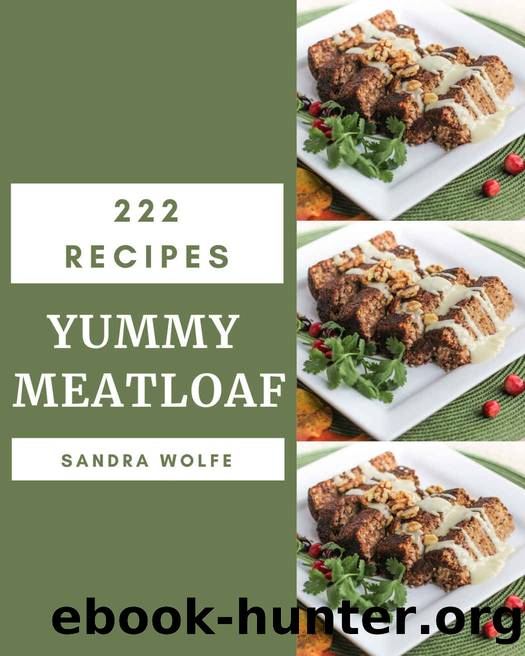 222 Yummy Meatloaf Recipes: A Timeless Yummy Meatloaf Cookbook by Sandra Wolfe