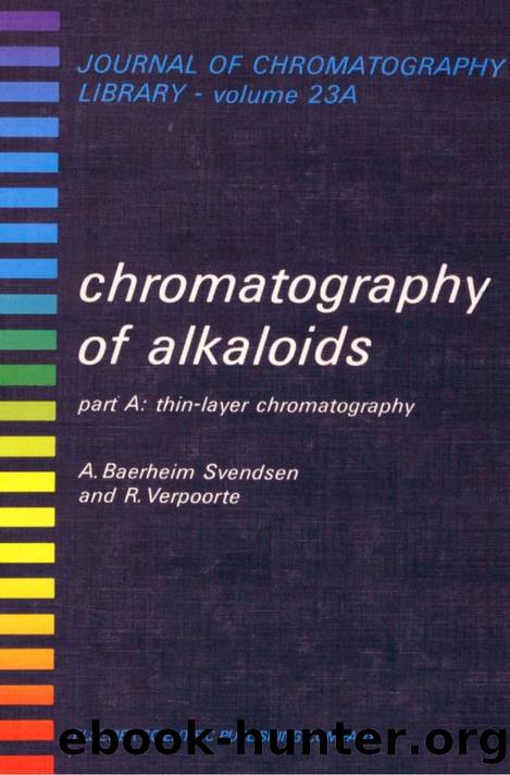 23A. Chromatography of Alkaloids Part A by 4<8=8AB@0B>@