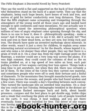 24 The Fifth Elephant by Pratchett Terry